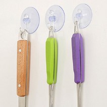 유리흡착판 J고리 50mm 소품정리함 수납 정리용품, 단일