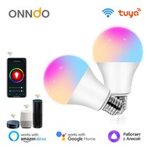 스마트홈컨트롤부품자재 ONNDO 와이파이 스마트 전구 E27 무선 LED RGB 램프 조광 타이머 기능 컬러 전구 알렉사 구글 홈과 함께 작동 12W 15W, [03]