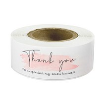 크리스마스포장지 종이포장지 꽃포장지 120pcs roll 귀하의 주문을 주셔서 감사합니다 스티커 씰링 레이블 중소 기업 DIY 포장 용품 파티 선물, 01 Style 1
