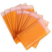 [좋은포장] PET에어캡봉투 택배발송용 안전봉투, PET에어캡봉투_오렌지 11호/250ea