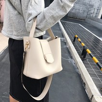 Dirome 데일리 파이톤 스트랩 캐주얼 정장 토트 크로스겸용 여성 숄더백_끈2Type
