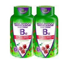 비타퓨전 vitafusion 엑스트라 스트렝스 비타민B12 구미 비타민 120구미, 2팩