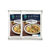 청정원 엄마손맛 맞벌이 우리가족 호밍스 소고기볶음밥 210g x2개 자취템 캠핑 여행 점심 탕비실 쟁여템 야식 홈파티 간편식 혼밥 식단관리 체중조절, 19세트