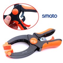 목공용 핸디 클램프 라쳇 타입 125mm 175mm 225mm 롱노우즈 깔깔이 핸드 크램프 바이스그립 목재용 목공클램프 목공 바이스 퀵그립 나무 합판 고정 만력기, 목공용 핸드클램프 225mm