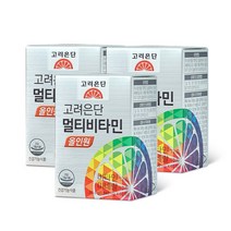 [경방뉴맨올인원] 고려은단 멀티비타민 올인원 60정, 3개