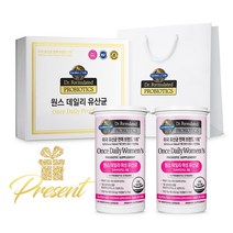 [닥터포뮬레이티드] 원스 데일리 여성 유산균 30캡슐X2개 선물세트, -