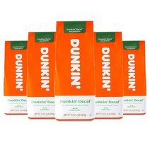 미국직구 던킨 도너츠 커피 데카프 16온스 가방 5팩, 수량, 상세참조