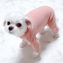 도기코디 이너 올인원 강아지가을옷, 핑크