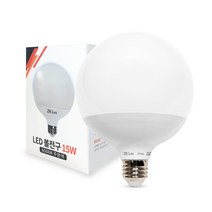 닥터룩스 LED 볼전구 15W 숏넥 주광색 G120 15W 65K-21