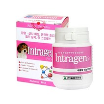 인트라젠 영양제 200정 강아지 고양이 유산균 장건강, 없음