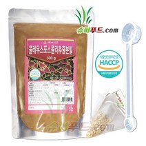 HACCP 식약처 인증 콜레우스 포스콜리 20배 농축분말 콜레우스포스콜리 추출물 100% 포스콜린 함유 아데노신 일인산 활성 콜레우스포스콜리추출분말 + 슈퍼푸드.com 연자육 티백, 1세트, ( 팩 300g + 1g )
