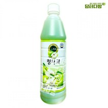청솔 청사과 원액 835ml / 음료베이스 청사과원액 청솔청사과주스 청솔사과원액 청사과과즙음료 청솔청사, 1, 1