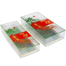 포장 케이스 250g 500g 장백산 인삼 포장 박스 pvc 투명 빈 간이 접이식 선물 상자 제비집 맞춤 제작 제작가능, 06 500g라지 사이즈 인삼 포장 박스50개배송단가
