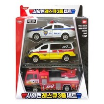 토이톡톡 미카 사이렌 레스큐 3종세트, 단일/상품