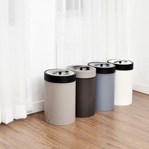 편리한 간편사용 모던 압축휴지통 10L 20L압축쓰레기통, 20L, 모카브라운