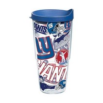 Tervis 2중벽 NFL 뉴욕 자이언츠 단열 텀블러컵 음료 차갑게 보온 24온스 미국산