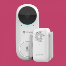 EZVIZ 이지비즈 DB2C 도어벨/도어카메라/홈CCTV/차임벨/어플알람/자취템, 32GB