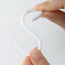 소프트 S자 후크 S고리 욕실 주방 걸이 다용도 후크, 화이트S(3p)