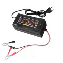 완전 자동 배터리 충전기 스마트 고속 전력 EU 플러그 오토바이에 적합 150V-250V-12V 6A, 02 EU Plug 12V 10A