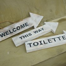 LED 화살표 사인보드 화장실 웰컴 전구 건전지, 종류, TOILETTE