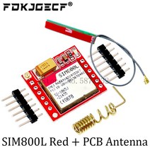 SIM800L V2.0 5V 무선 GSM GPRS 모듈 쿼드 밴드 W/안테나 케이블 캡, 02 SIM800L With Antenna