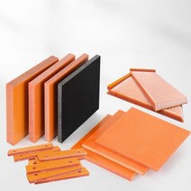 베크라이트 단열가공 절연보드 전기판 우레탄 가공, 빨강 100x100x25장