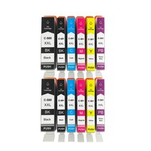 저무리 PGI580 581 호환 PGI-580 CLI-581 PIXMA TR7550 TR, 01 12PK
