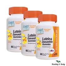 닥터스베스트 루테인 지아잔틴 망고맛 구미 60개입 3병