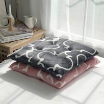 올뎃홈 극세사 방석모음 겨울방석 일체형방석 미끄럼방지 극세사방석 사무실 차량 3종택1 방석