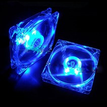 PC 컴퓨터 팬 쿼드 4 LED 빛 120mm 케이스 냉각 Mod 조용한 몰 렉스 커넥터 설치 12V, 01 Blue
