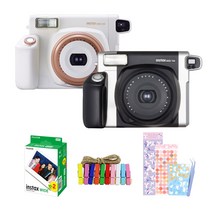 인스탁스 와이드300 즉석카메라+필름20장+선물SET, 블랙+필름20장+선물SET