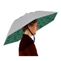 우산 캡 낚시 우산 골프 우산 햇빛 가리개 방수 접이식 및 조절 가능한 다기능 야외 헤드웨어... (실버+카모플라주)