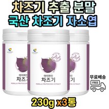 국내산 차즈기 차조기 자소엽 분말 가루 빌베리 푸룬 x3통 파우더