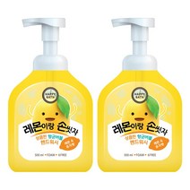 #해피바스 레몬이랑 손씻/키위랑 손씻자 버블핸드워시, 키위랑 손씻자250ml, 2개