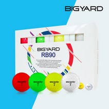 빅야드 RB90 2피스 초고반발 크리스탈 골프공 골프볼, 선택04)빅야드 RB 루비 12구
