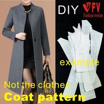 가죽공예 도안 옷DIY 패턴 여성의 기질 허리 v 넥 드레스 바느질 만들기 드로잉 1:1 물리적 BLQ-656, 03 Size M