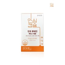 안국건강 New 루테인 미니 100, 60정, 1박스