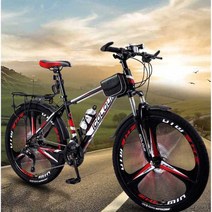 가변 속도 산악 자전거 산악용 입문 성인 남성 여성 오프로드 경주 24인치, 21단   26인치 E