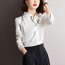 넷투넷코리아 여성 블라우스 슬림핏 기본 캐주얼 정장 오피스룩