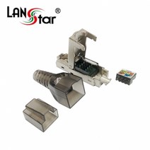 [LANStar] 랜스타 Tooless RJ-45 커넥터 CAT.6A CAT.7 FTP [블랙/1개] [LS-GKTOOL-FMT], 1