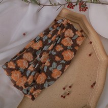 보헤미안 스카프 보우 타이 벨벳 머리띠 왕 리본 실크 매듭 반다나 헤어밴드 새틴 심플 고급 핸드메이드