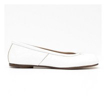 [메종마틴마르지엘라] (당일) 22FW 메종 마르지엘라 타비 발레리나 화이트 플랫 슈즈 S