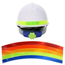 안전모 반사띠 고휘도 재귀식별스티커 인식용 45cm, 상품선택, 주황색
