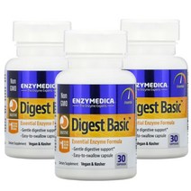 [3개세트] 엔자이메디카 다이제스트 베이직 소화 효소 30베지캡슐 Digest Basic