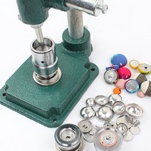 싸개단추 기계 싸개단추몰드 알 심 고리형 싸게단추, 일반싸개무고리18mm-300개