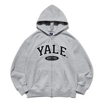 [빠른출고]/예일 2 TONE ARCH HOODIE ZIP UP GRAY