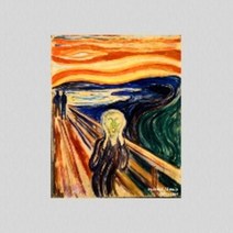 JD 메이크룩스 원작같은질감명화액자 에드바르트 뭉크-절규