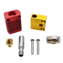 가정용3d프린터 대형 3D프린팅 Creality-Ender 3 Pro 3D 프린터 용 9x DIY 0.4mm MK8 노즐 압출기 핫 엔드, 한개옵션0