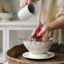 로즈법랑 채반 콜렌더 콜랜더 범랑