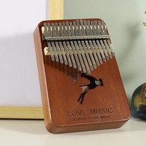 마림바 칼람바 미니칼림바 카림바 고음항아리 Kalimba 17 Keys 엄지 손가락 피아노 고품질 핸드 가드 우드, 07 Brown